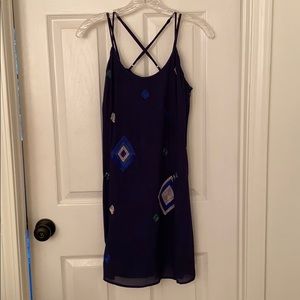 Walter dress in navy